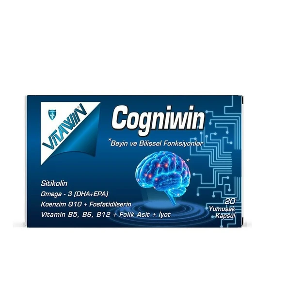 Vitawin Cogniwin Sitikolin DHA 20 Kapsül ürün görseli