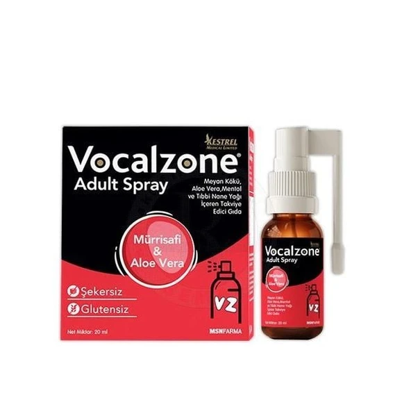 Vocalzone Adult Spray Mürrisafi Aloe Vera 20 ML ürün görseli