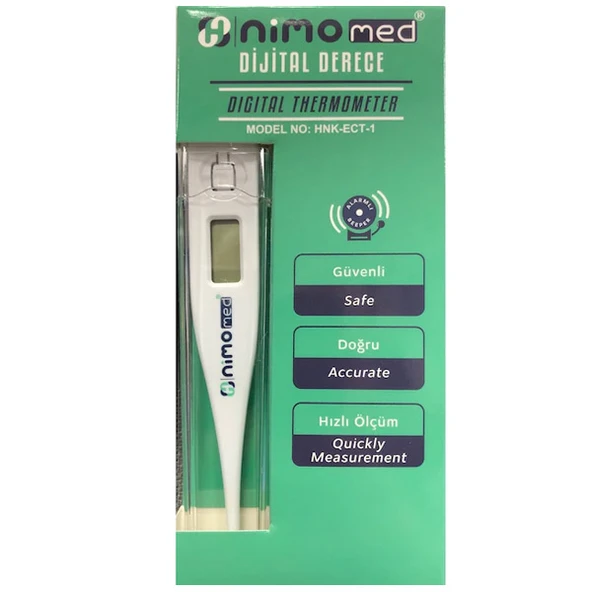 Nimomed HNK-ECT-1 Alarmlı Dijital Beden Derecesi ürün görseli