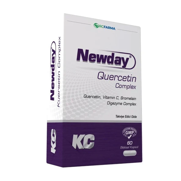 Newday Kuersetin Complex 60 Kapsül Quercetin Takviyesi ürün görseli