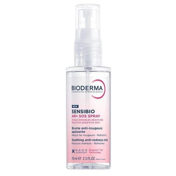 Bioderma Sensibio AR+ SOS Sprey Kızarıklık Eğilimli Hassas Ciltler İçin Yatıştırıcı Ferahlatıcı Sprey 70 ml ürün görseli