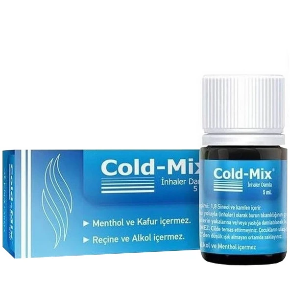 Cold Mix İnhaler Damla 5 ml Bitkisel Damla ürün görseli