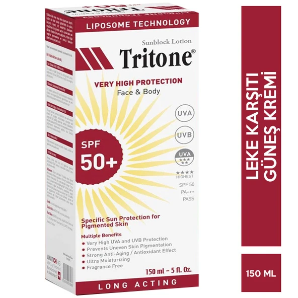 Tritone Spf 50 Güneş Koruyucu Losyon 150 ML ürün görseli