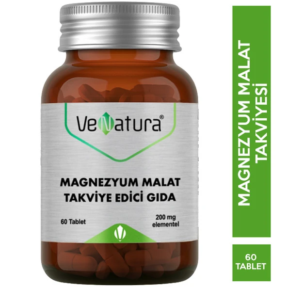 Venatura Magnezyum Malat 60 Tablet Magnezyum Takviyesi ürün görseli