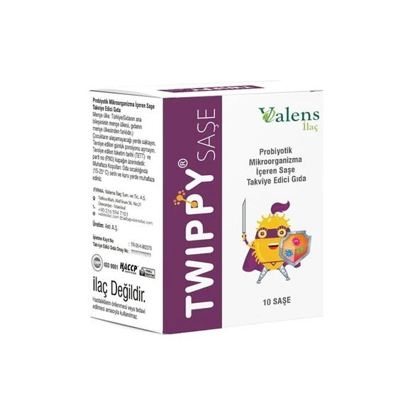 Twippy Saşe 10 lu - Twippy Probiyotik Saşe ürün görseli