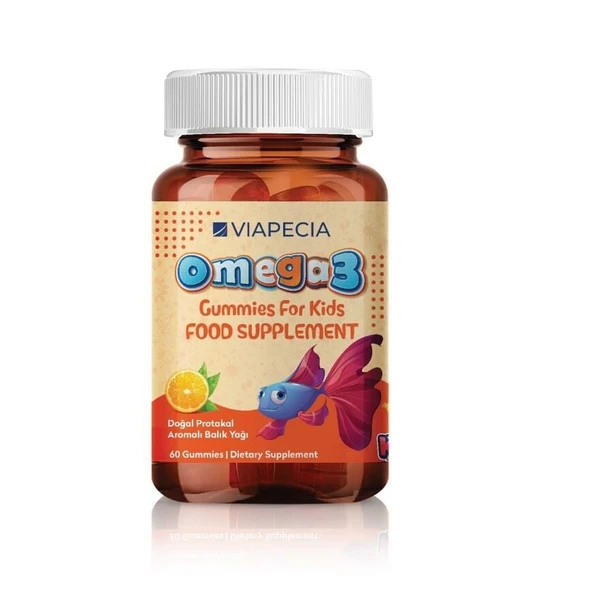 Viapecia Omega 3 Kids 60 Gummies ürün görseli