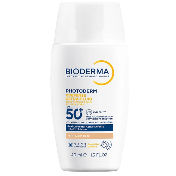 Bioderma Photoderm XDefense Spf50+ Tüm Cilt Tipleri İçin Renkli Güneş Kremi 40 ml - Light ürün görseli