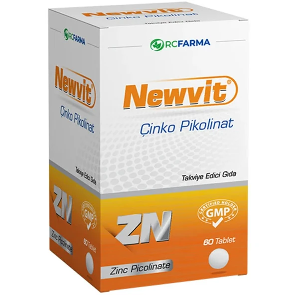 Newvit Çinko Pikolinat 60 Tablet ürün görseli