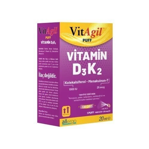 Vitagil Vitamin D3K2 Puff Sprey ürün görseli