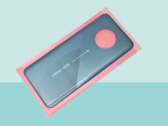 Tkgz - Infinix NOTE 7 Arka Kapak Batarya Kapağı - Arka Kapak - MAVİ ürün görseli 1