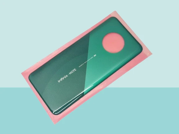 Tkgz - Infinix NOTE 7 Arka Kapak Batarya Kapağı - Arka Kapak - YEŞİL ürün görseli 1