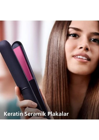 Philips BHS375/00 Essential ThermoProtect Keratin Katkılı Seramik Saç Düzleştirici - 4
