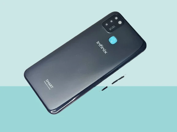Tkgz - Infinix Smart 5 FULL KASA Arka Kapak Batarya Kapağı - SİYAH ürün görseli 1