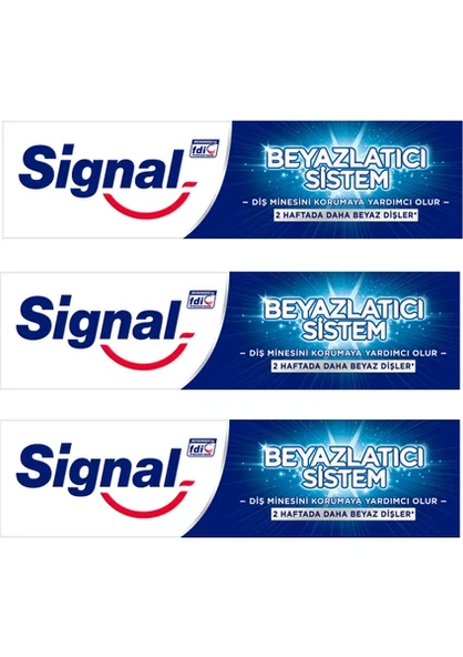 Signal Sistem 50 ml Diş Macunu 3 Adet