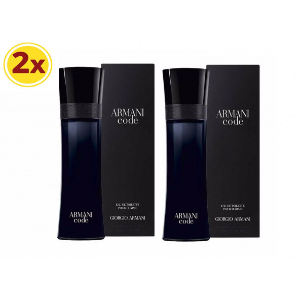 Giorgio Armani Code Homme Erkek Eau De Toilette 100 ml X2 ADET 3360372100522 - 1