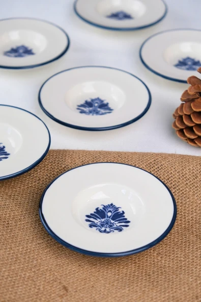 Tabak Evi Porselen Stella Çay Tabağı Seti 12cm 6 Parça BNS6CTPRS1214 - 2