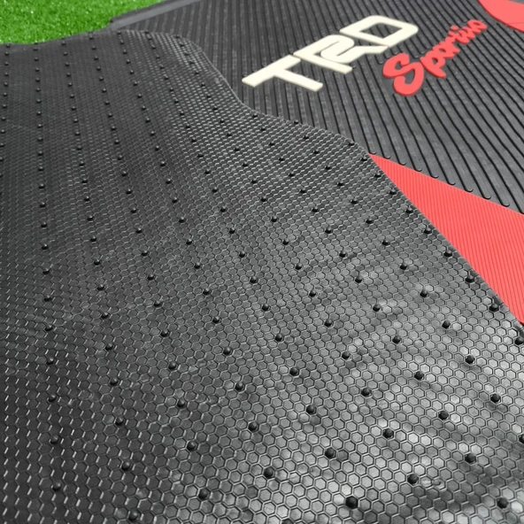 Üniversal TRD Latex Kauçuk-5 parça-Paspas-Kaydırmaz Taban-1.Sınıf İthal Ürün - 4