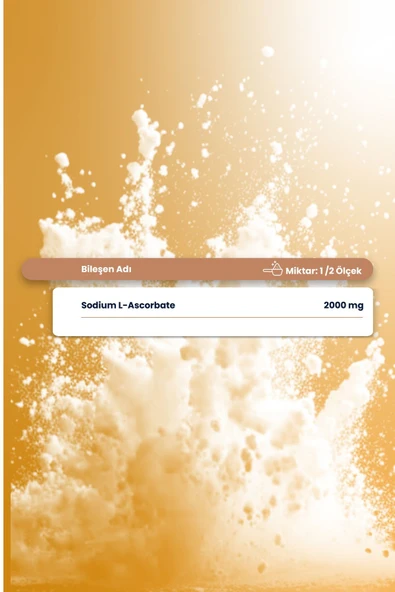 Material Sodium L-ascorbate 100 gr - Resim 2