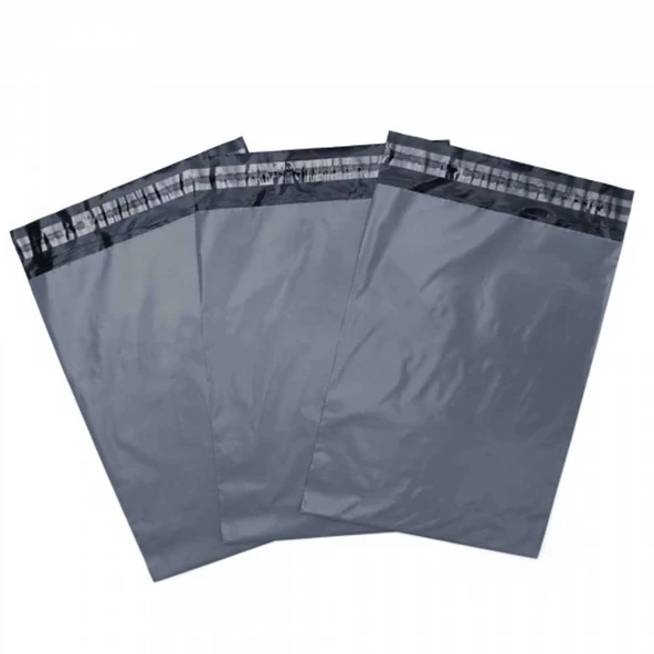 30x38 5cm Cepsiz Gri Ekonomik Kargo Poşeti 100 Adet