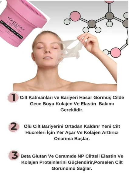 Fontenay Collagene Gece Uyku Maskesi 100ml - 3