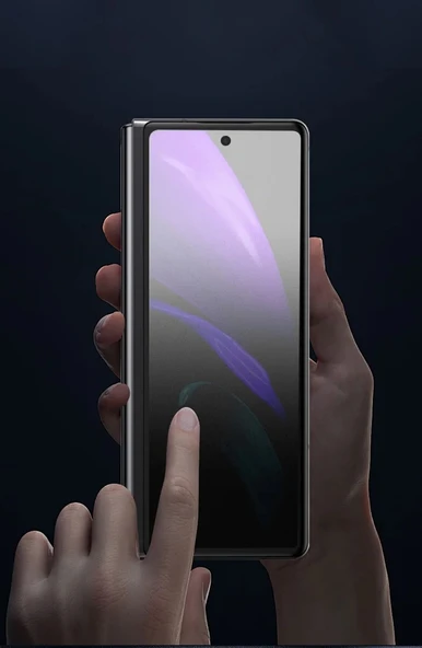 Samsung Galaxy Z Fold 7 Uyumlu Parmak izi bırakmaz Hayalet MAT Ekran Koruyucu Nano Jelatin