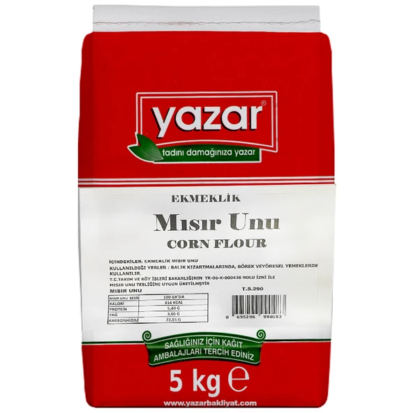 Yazar Ekmeklık (Karadeniz) Mısır Unu 5 Kg ürün görseli