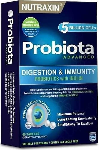 Nutraxin Probiota Advanced 60 Tablet ürün görseli 1