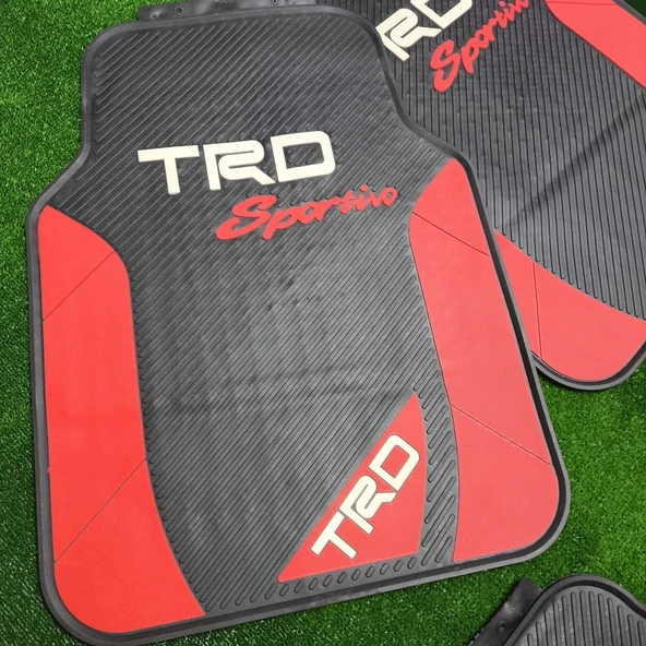 Üniversal TRD Latex Kauçuk-5 parça-Paspas-Kaydırmaz Taban-1.Sınıf İthal Ürün - 2