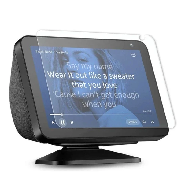 Amazon Ev Echo Show 8 Uyumlu Body Şeffaf Ekran koruyucu Nano Jelatin - 2