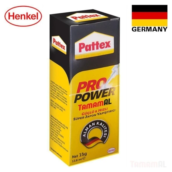 Pattex Japon Yapıştırıcı 15Gr Pro Power 1723117 1893 1909 ürün görseli