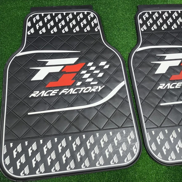 Üniversal F1 Latex Kauçuk-5 parça-Paspas-Kaydırmaz Taban-1.Sınıf İthal Ürün - 2