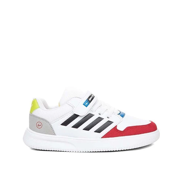 Moda Ayakkabı B-74 Beyaz Erkek Çocuk Rahat Spor Ayakkabı