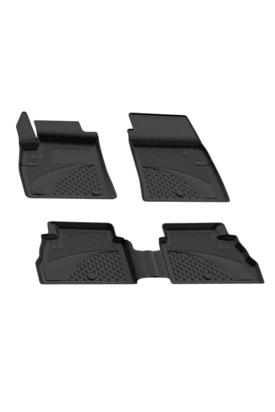 Sahler Ford Tourneo Courier 2024+ Uyumlu 4.5D Premium Havuzlu Oto Paspas ve Liner Marka 3D Bagaj Havuzu - Resim 4