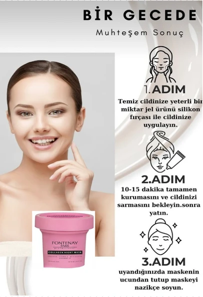 Fontenay Collagene Gece Uyku Maskesi 100ml - 6