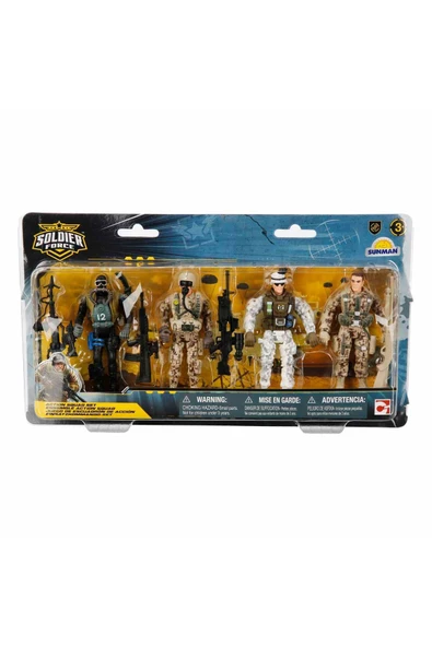 Kahramanlar Hazır! Soldier Force 4’lü Asker Figür Seti ile Göreve Çık! - 6