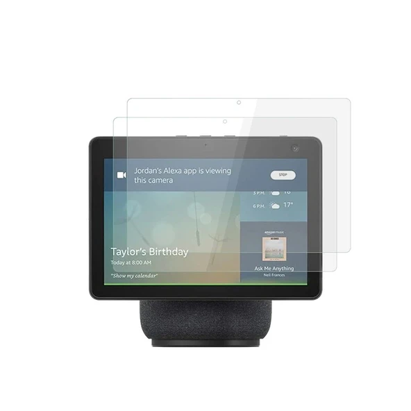 Amazon Ev Echo Show 8 Uyumlu Body Şeffaf Ekran koruyucu Nano Jelatin