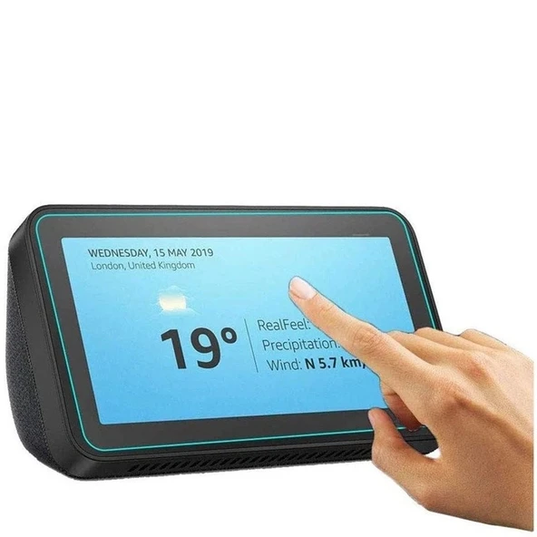 Amazon Ev Amazon Echo Show 5 Uyumlu Body Şeffaf Ekran koruyucu Nano Jelatin - 2