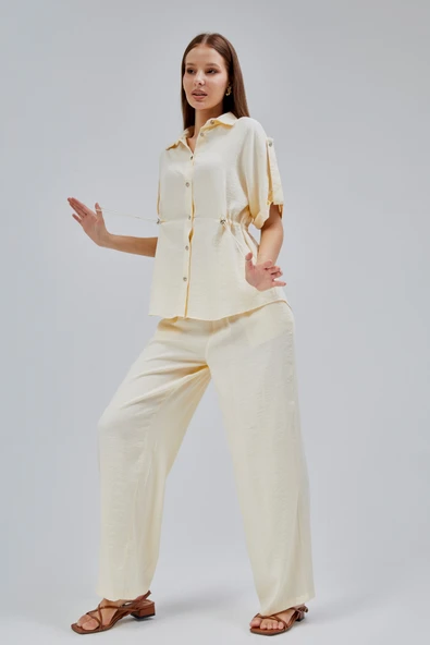 Taş Rahat Kesim Gömlek Pantolon Takım - 7