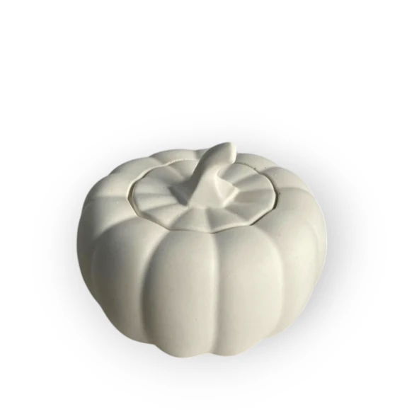 Beyaz Bal Kabağı Doğal soya wax kokulu Mum - 2