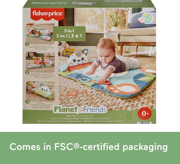 Fisher Price Sevimli Panda Oyun Minderi HKD65 - 5