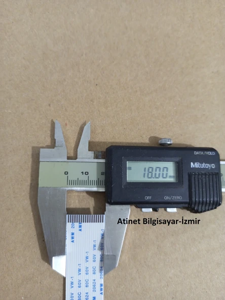 Awm 20624 80C 60V Vw-1 Flex Kablo 23 pin , 1mm adımlı, 15 santim boyunda. DİKKAT! ters kablo 23-1-15B - 2