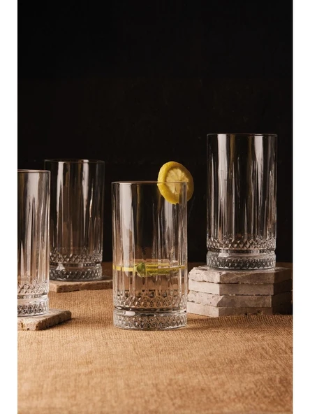 Lisboa Long 4’lü Meşrubat Bardak 450ml