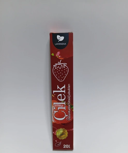 Tedi Sanat Çubuk Tütsü Çilek 20 Adet (1 Paket) Strawberry Layansaa