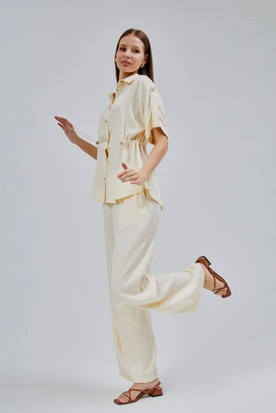 Taş Rahat Kesim Gömlek Pantolon Takım - 8