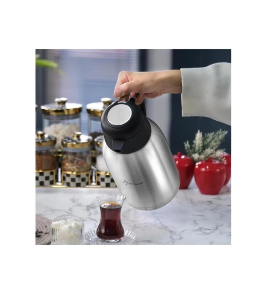 Çift Katlı Çelik Termos 2L Png-1200XS - 1