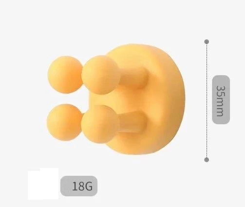 Yapışkanlı Esnek Silikon Çok Amaçlı Tutacak Klips - 3