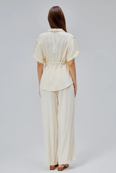 Taş Rahat Kesim Gömlek Pantolon Takım - 9