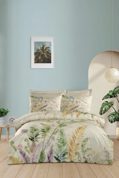 Altınbaşak Creaforce Edena Sand Çift Kişilik Nevresim Takımı