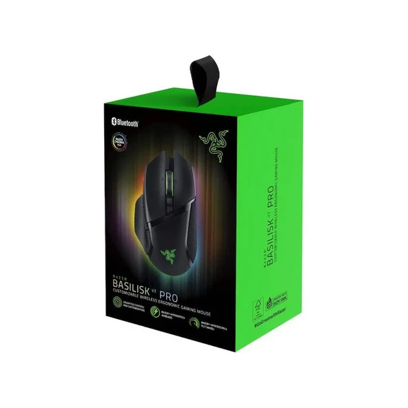 Razer Basilisk V3 Pro RGB Siyah Kablosuz Gaming Mouse RZ01-04620100-R3G1 - 4