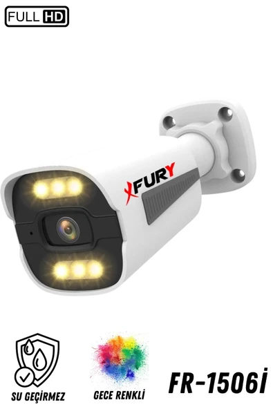 FURY 16 Kameralı Ip Güvenlik Kamerası Seti 4mp Gece Renkli Su Geçirmez 1506 1TB - 3